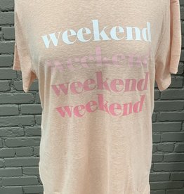 Shirt Weekend Rose Graphic Tee