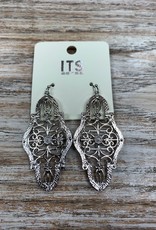 Jewelry Silver Ornate Earrings