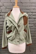 Jacket Terra olive and brown jacket