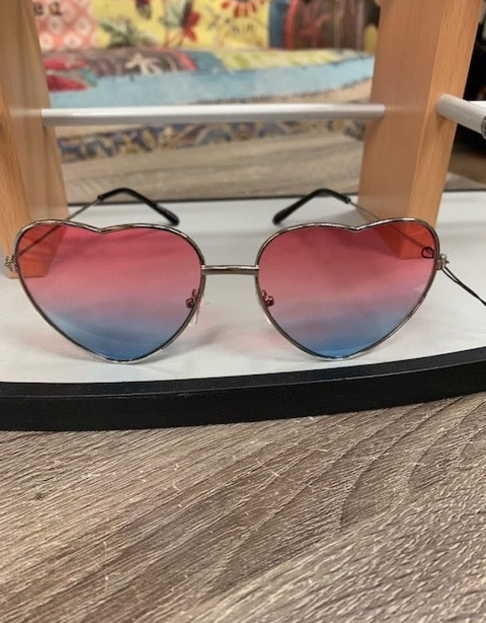 Sunglasses Metal heart shaped sunglasses