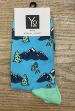 Socks Women's crew socks- Mountains