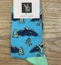 Socks Women's crew socks- Mountains