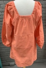 Dress Ryland Coral Tiered Dress