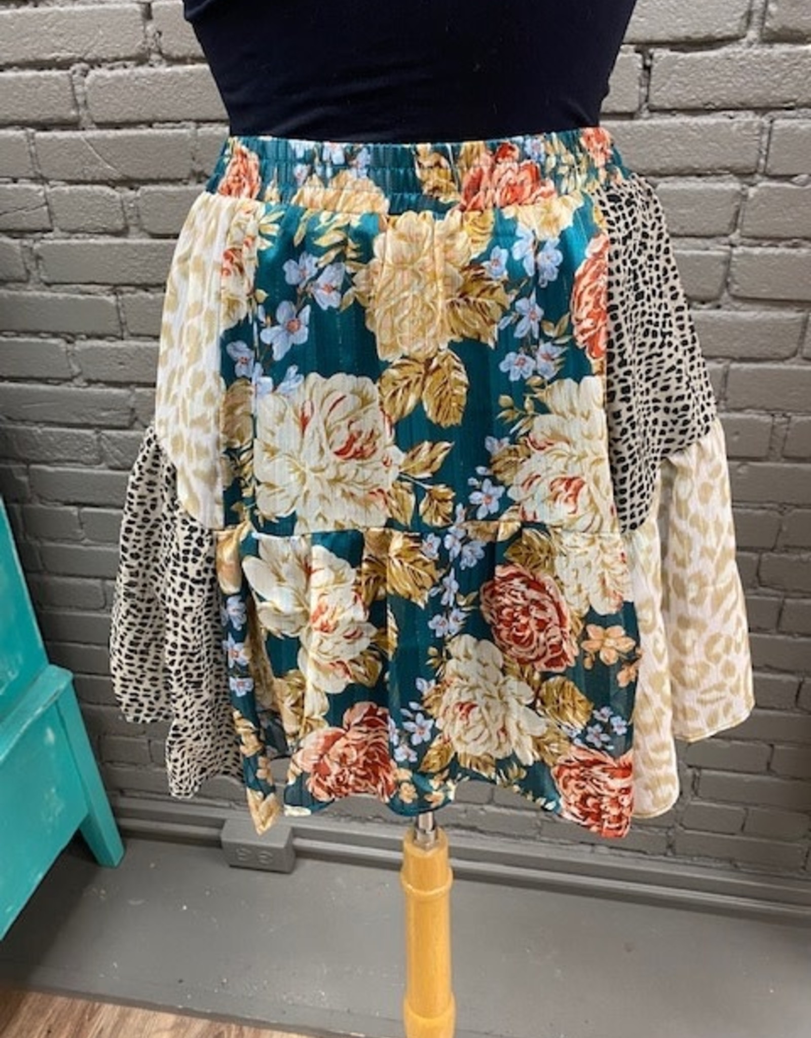 Skirt Rue Floral Patterned Skirt