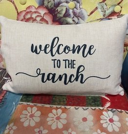 Pillow Welcome to the Ranch