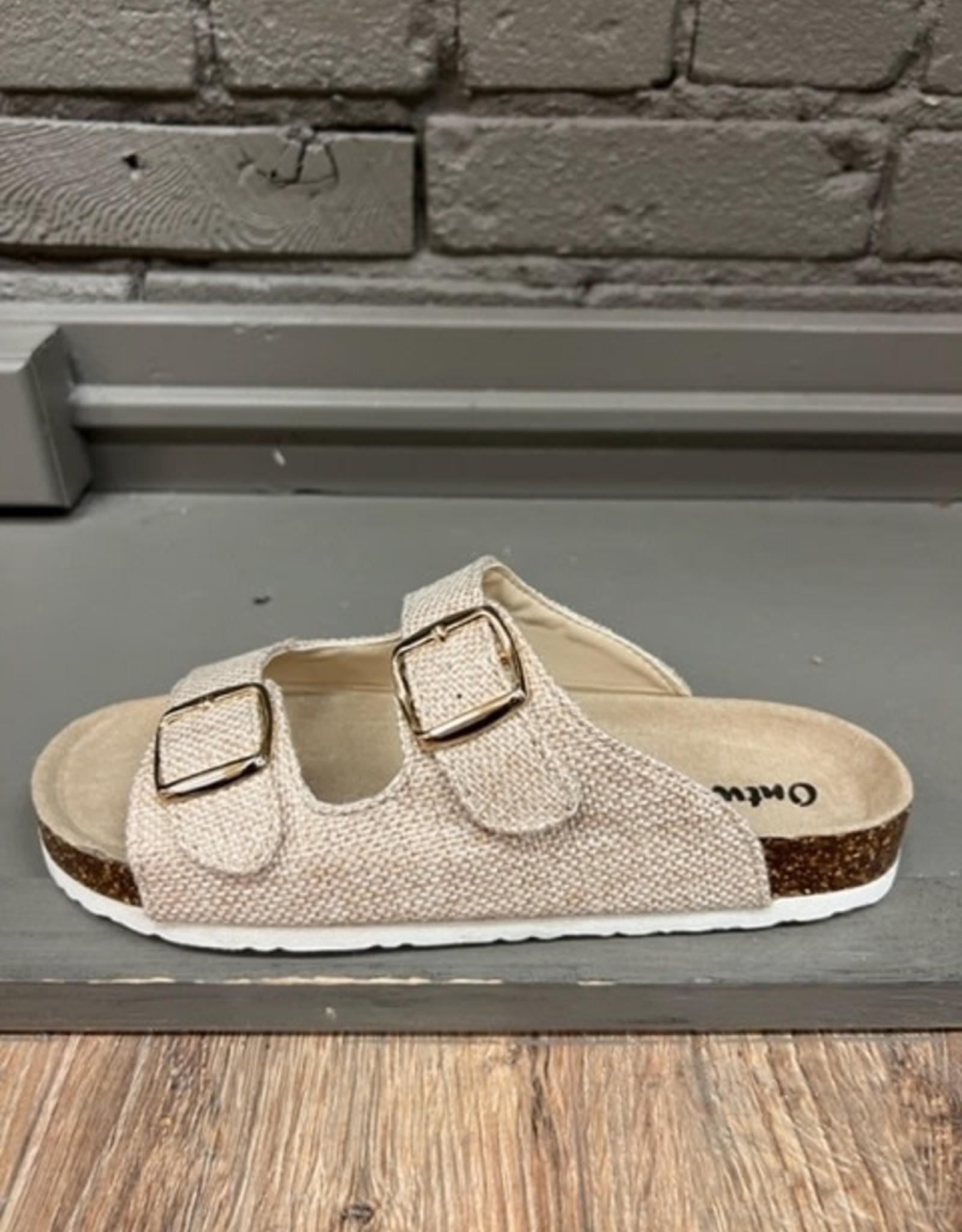 Shoes Birk Taupe Footbed Sandals