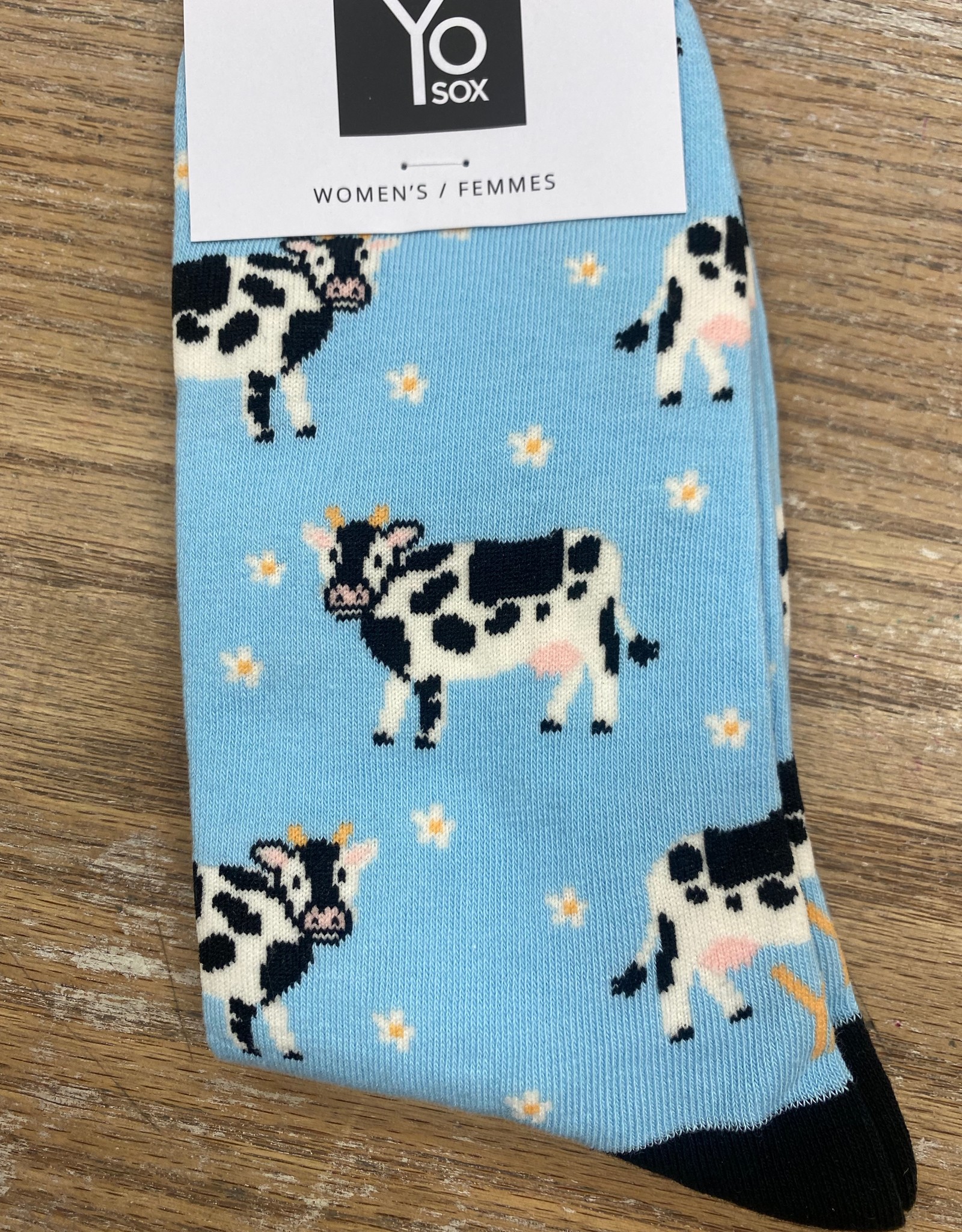 Socks Women’s Crew Socks, Cow