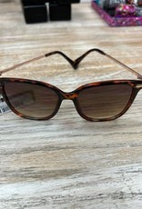 Sunglasses Sunglasses- Tortise Wire Frame