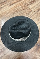 Hat Panama Hat w/ Band 100% Paper