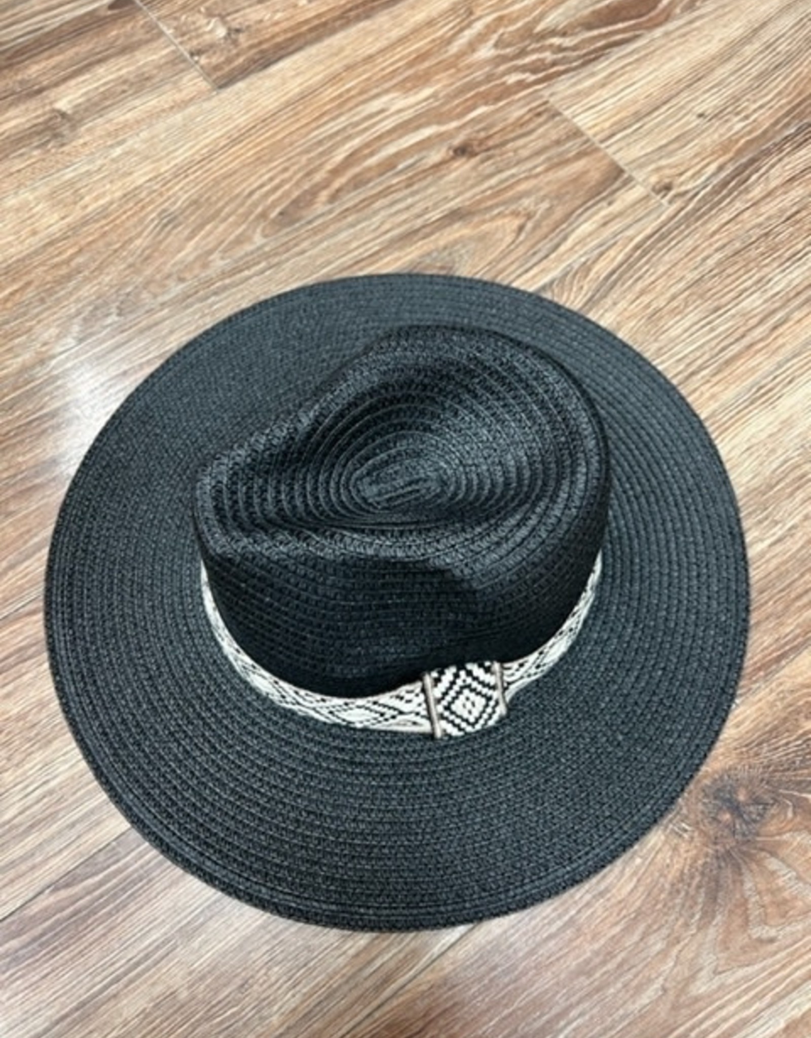 Hat Panama Hat w/ Band 100% Paper