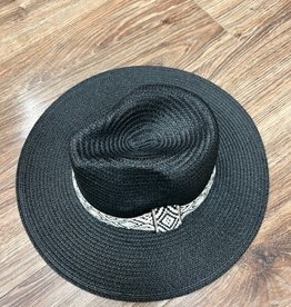 Hat Panama Hat w/ Band 100% Paper