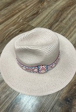 Hat Panama Hat w/ Band 100% Paper