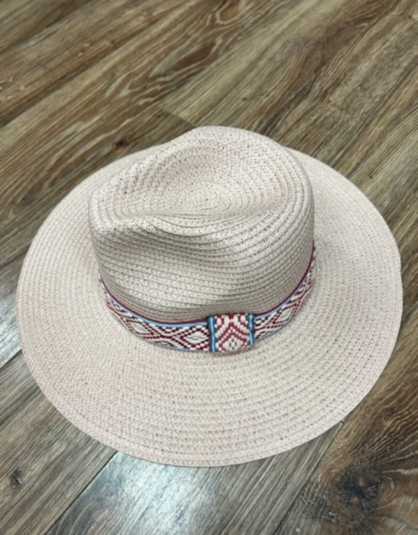 Hat Panama Hat w/ Band 100% Paper