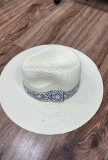 Hat Panama Hat w/ Band 100% Paper