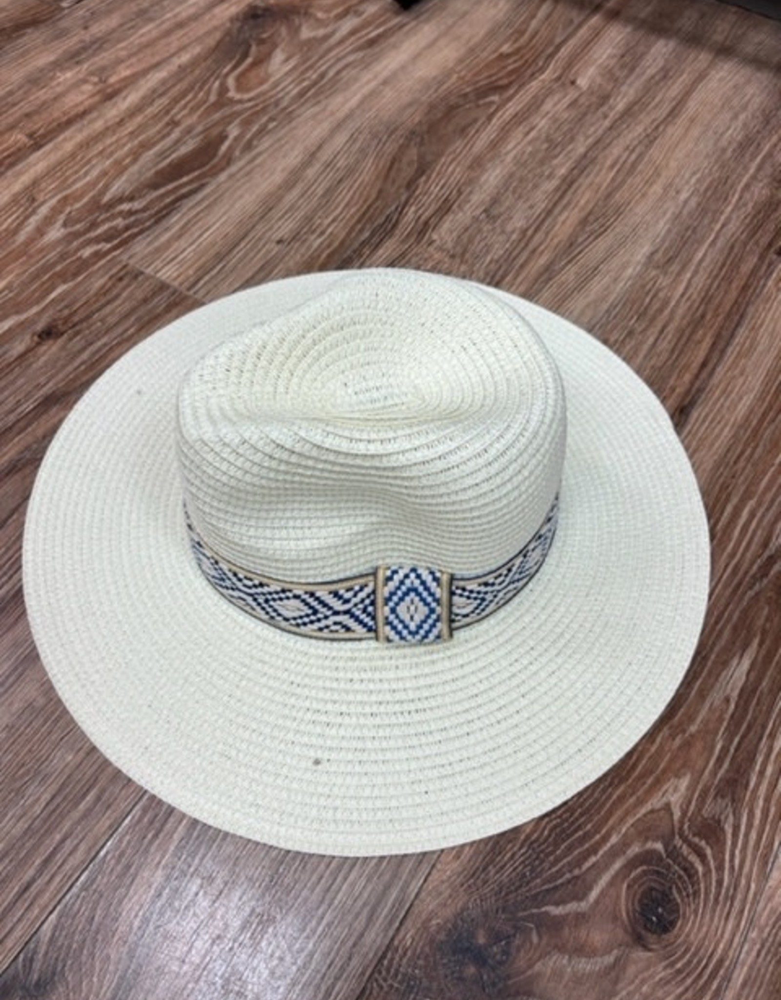 Hat Panama Hat w/ Band 100% Paper