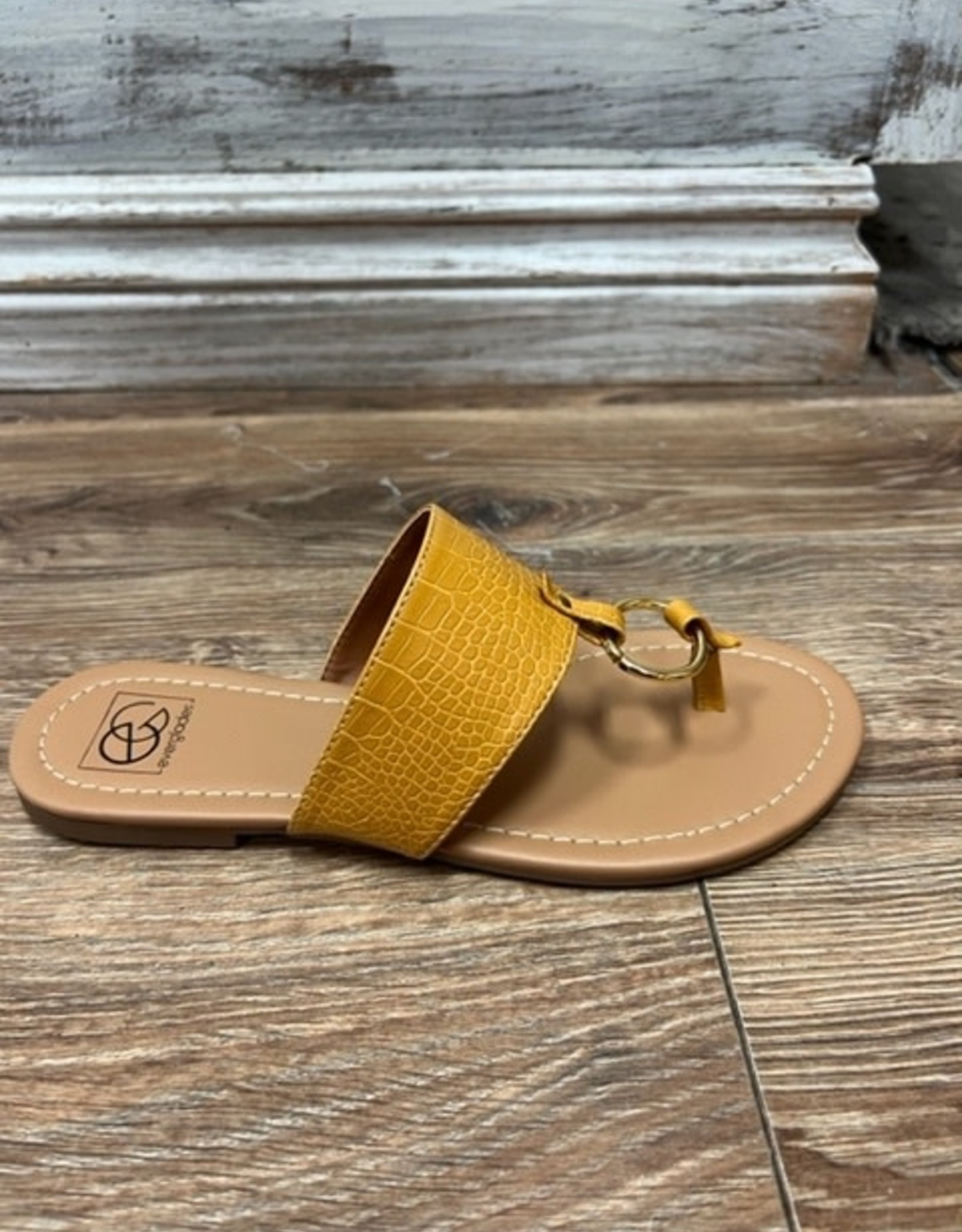 Sandal Lexi Mustard Croc Ring Sandal