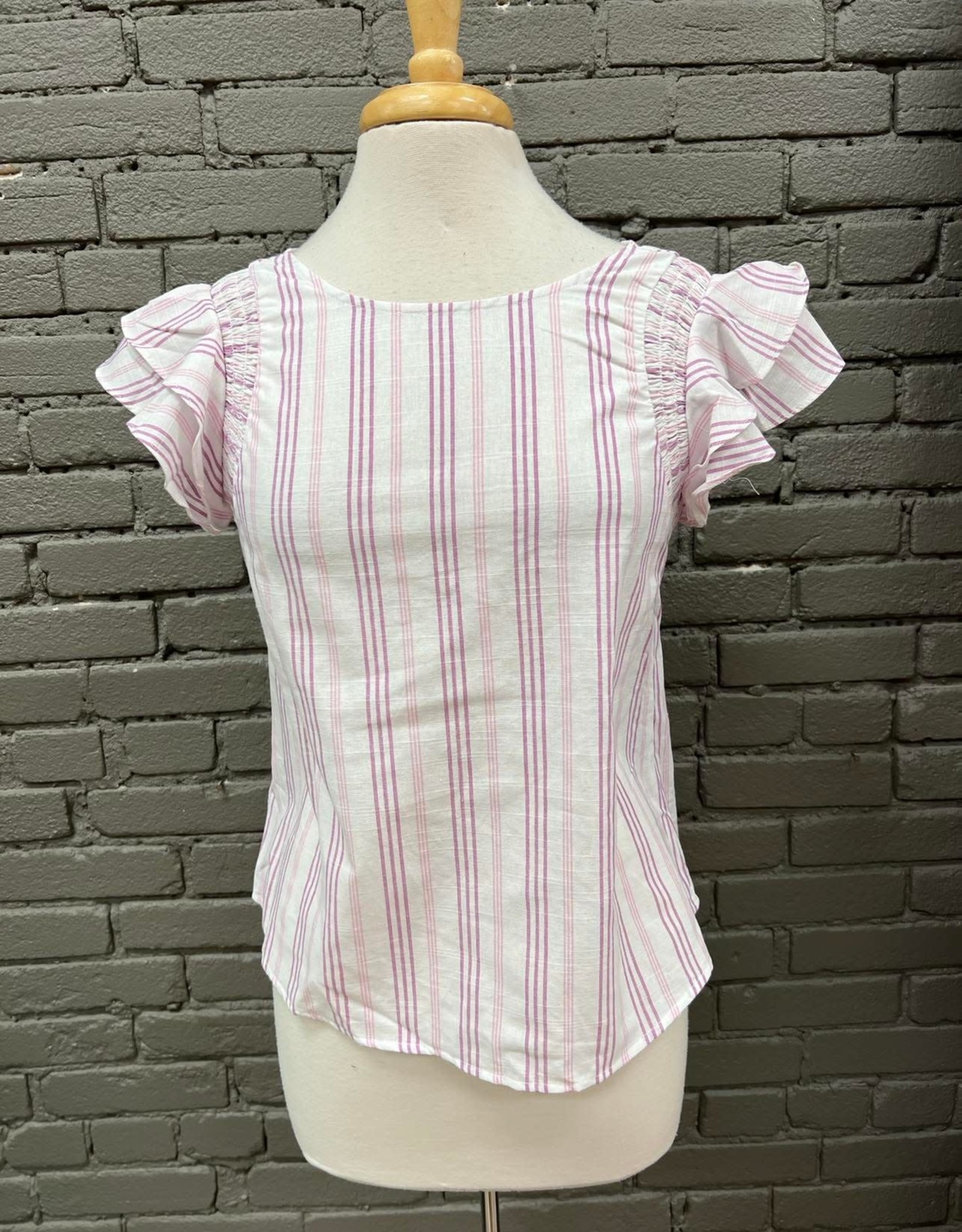 Top Clary Striped back tie top