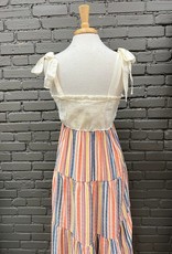Dress Ensley striped contrast dress