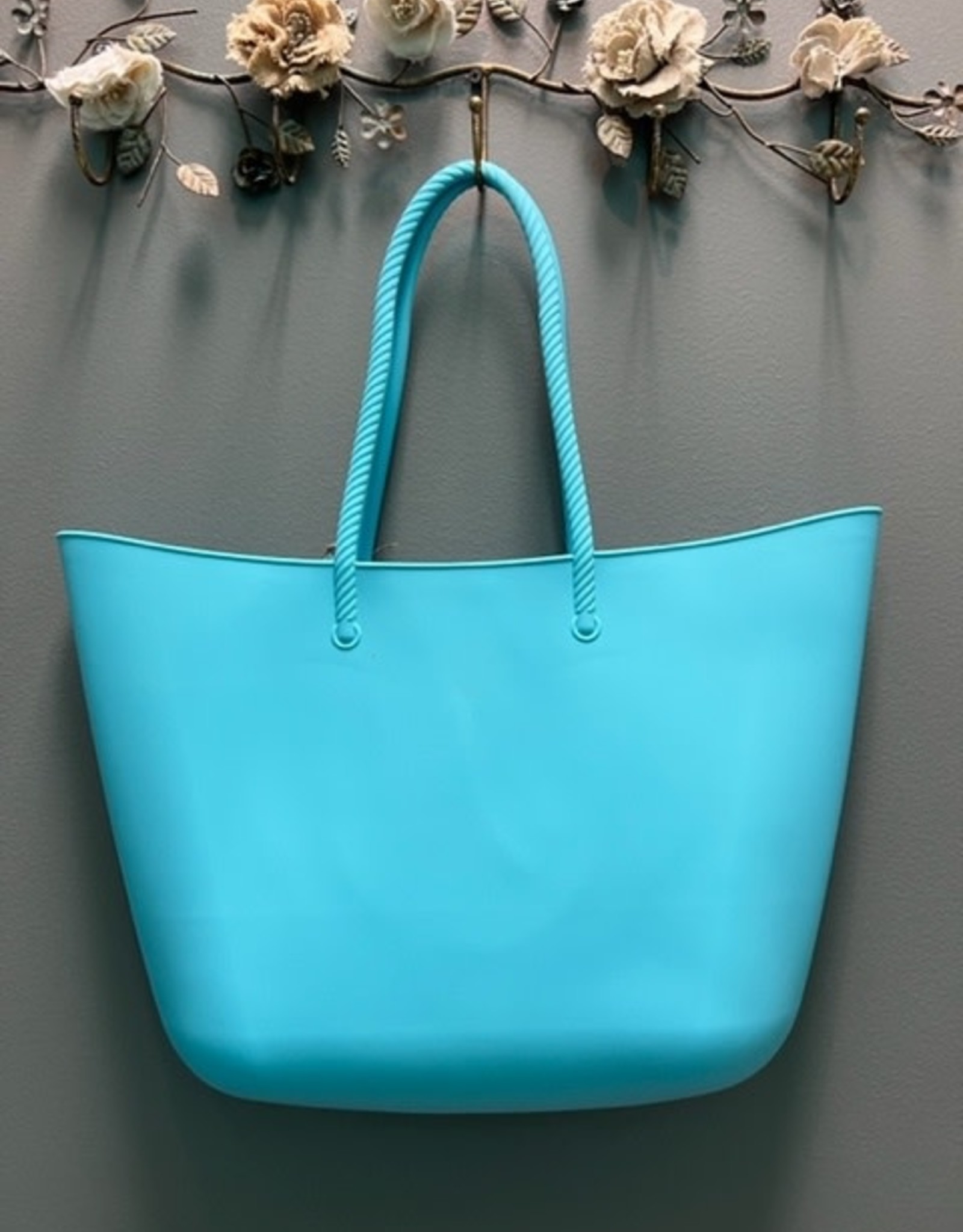 Bag Happy Hour Blue Silicone Cooler Tote