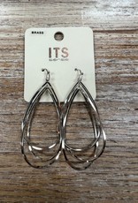 Jewelry Silver Multi Oval Earrings