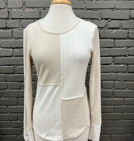 Long Sleeve Joelle Cable Ribbed LS