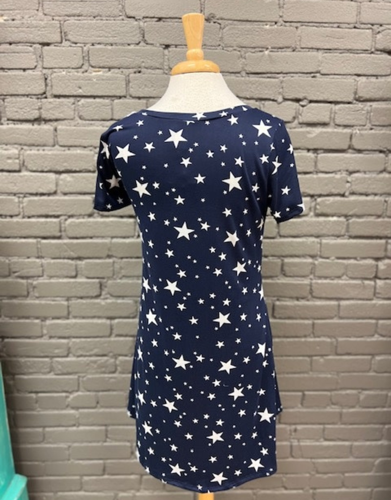 Dress Sally Star Print Dress