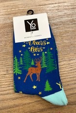 Socks Women's Crew Socks - Cheers Deers