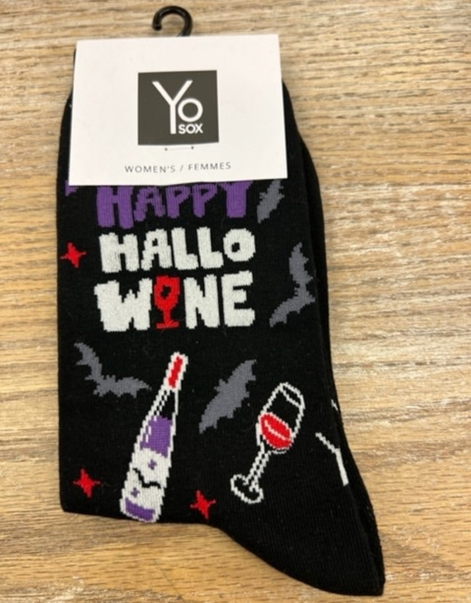 Socks Women's Crew Sock-HalloWine