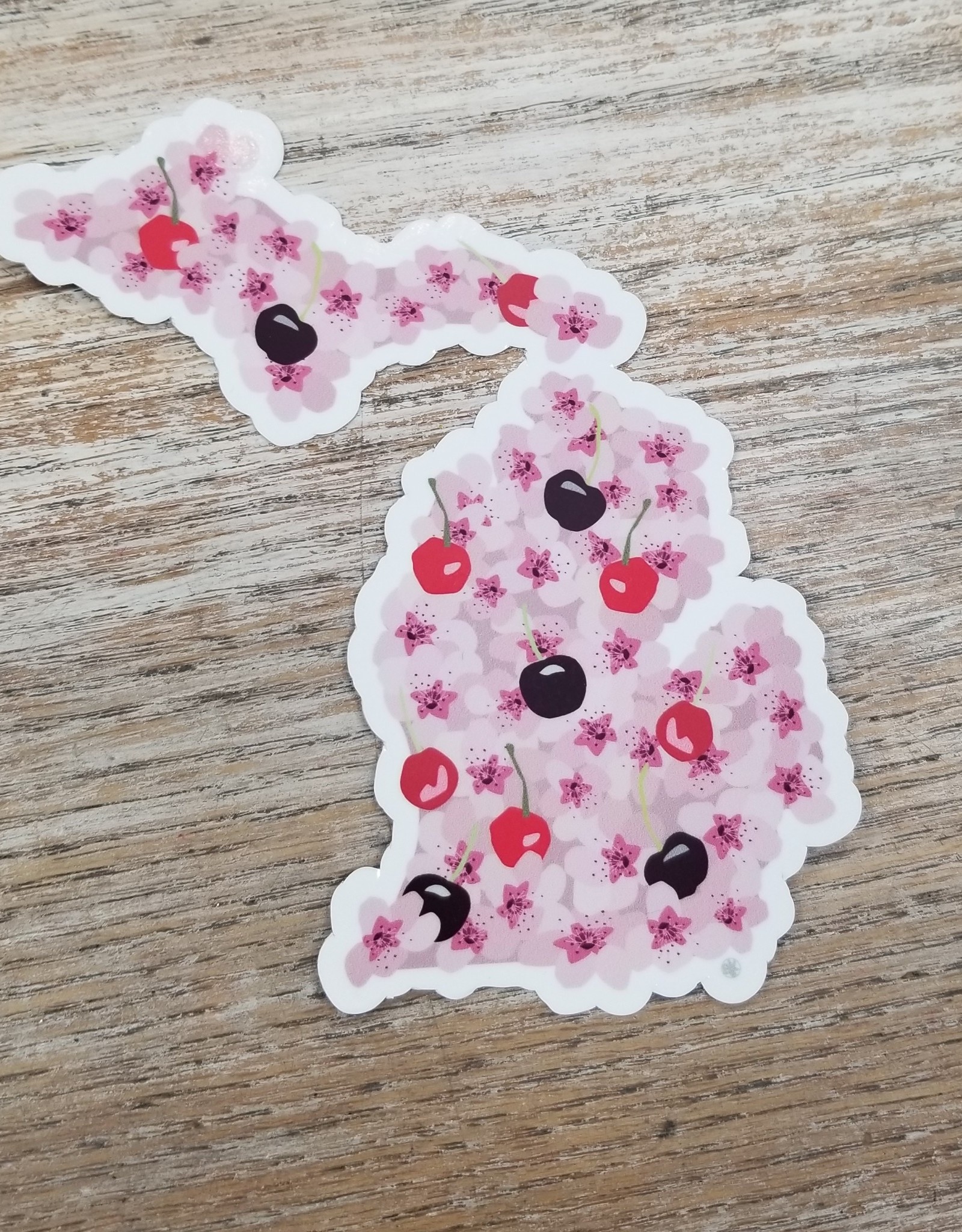 Accessory Cherry 5" Michigan Sticker