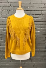 Sweater MaryAnn Marigold Fringe Sweater