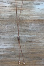 Jewelry Rose Gold Lariat Necklace