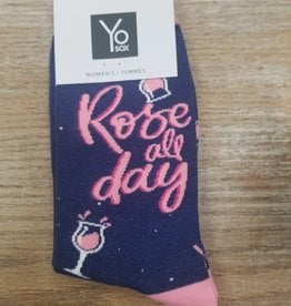 Socks Women's Crew Socks - Rose All Day