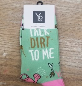 Socks Women's Crew Socks - Talk Dirt