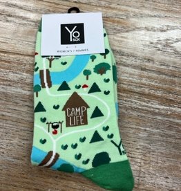 Socks Women's Crew Socks - Camping Life