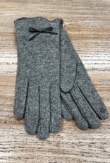 Gloves Wool Touchscreen Gloves w/ Bow