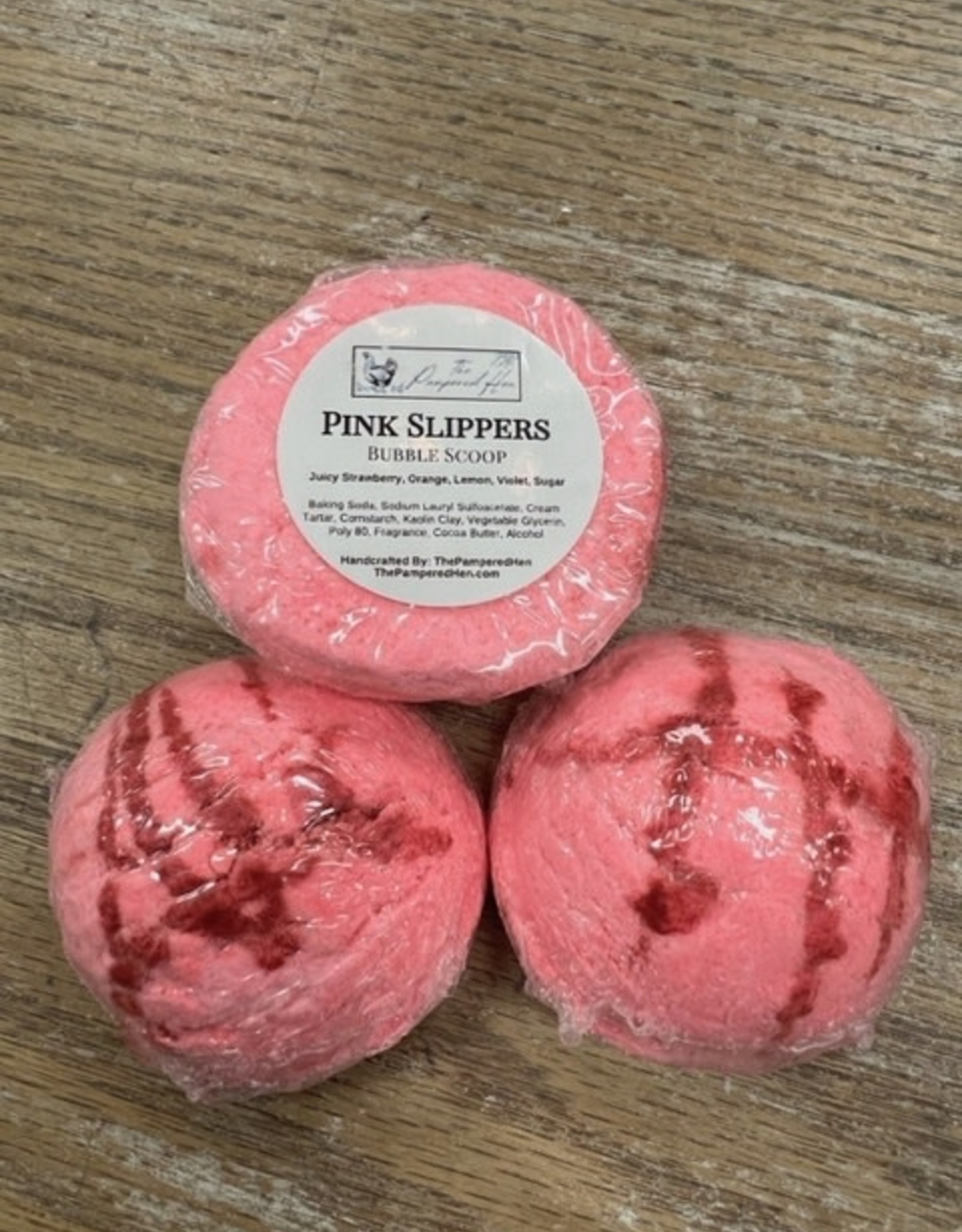 Beauty Pink Slippers Bubble Scoop Bath Bomb