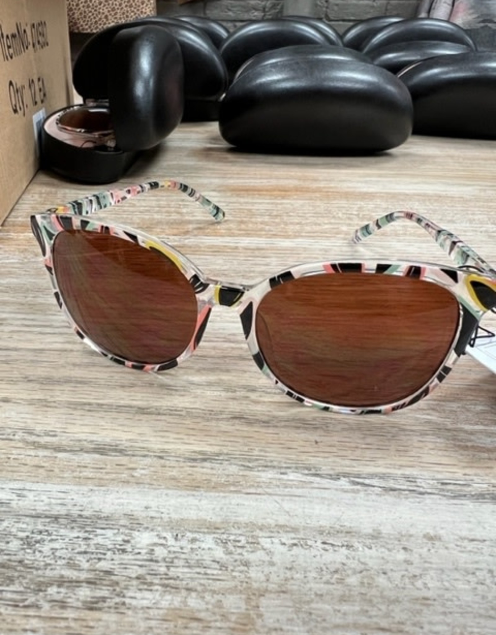 Sunglasses Printed Sunglasses w/ Case