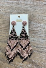 Jewelry Beaded Leopard Earrings