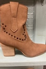 Boot Toffee Studded Heeled Booties