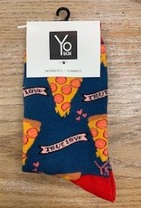 Socks Women's Crew Socks, pizza true love
