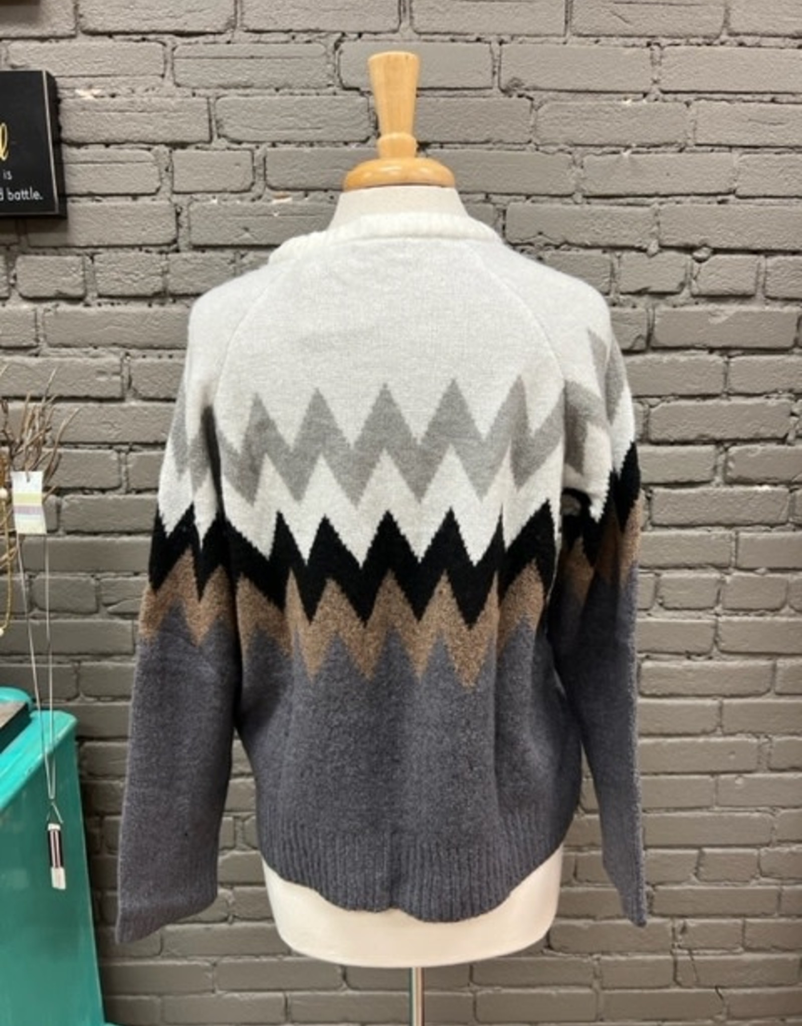 Sweater Harper Chevron Striped Sweater
