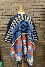 Shawl Nala Aztec Shawl w/ Fringe