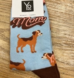 Socks Women's Crew Sock-Dog Mom