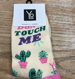 Socks Women's Crew Sock- Dont Touch Me