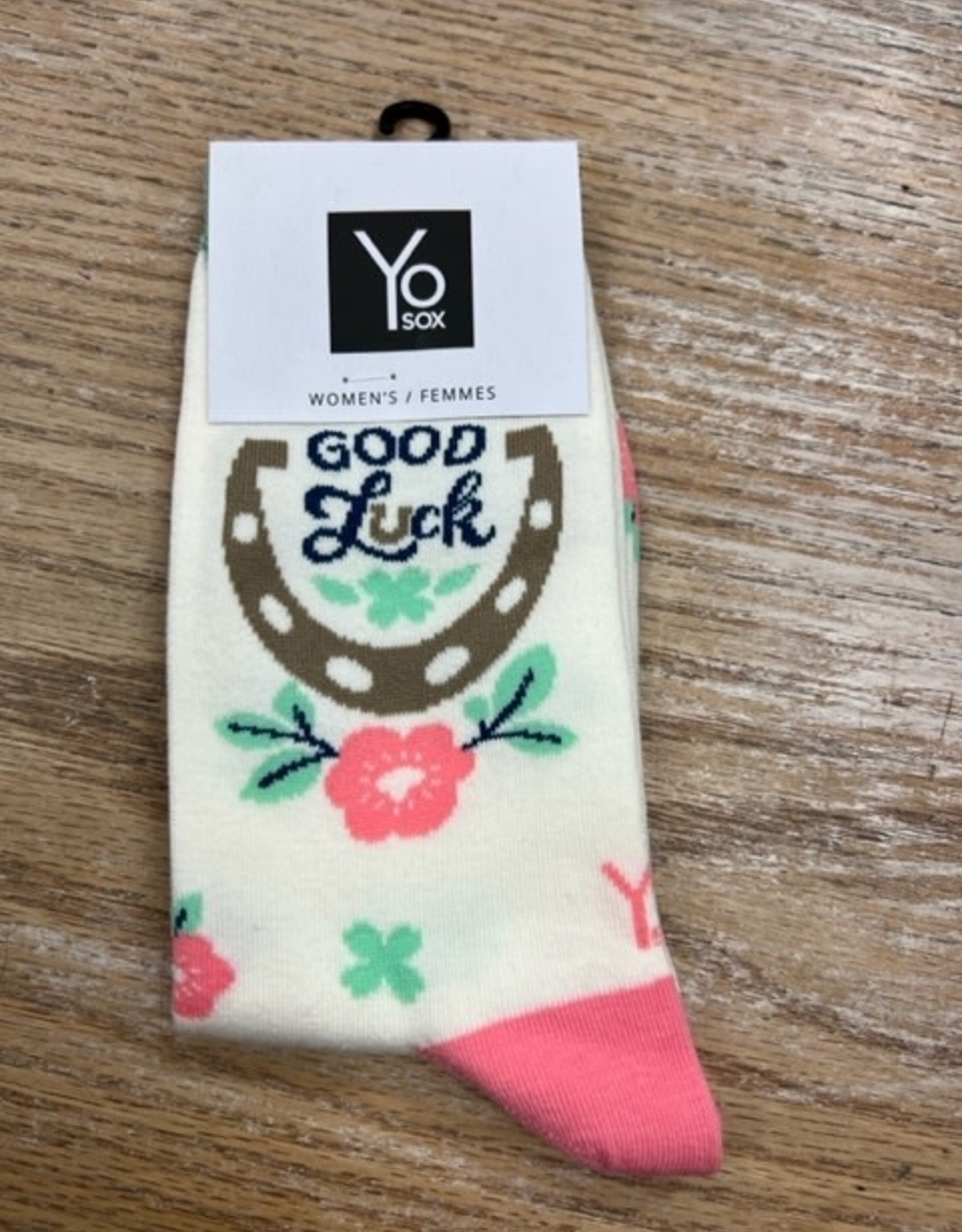 Socks Women's Crew Sock- Good Luck