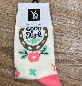 Socks Women's Crew Sock- Good Luck