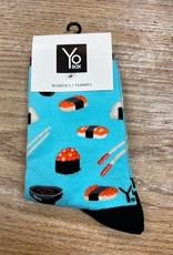 Socks Women's Crew Sock- Sushi Dinner