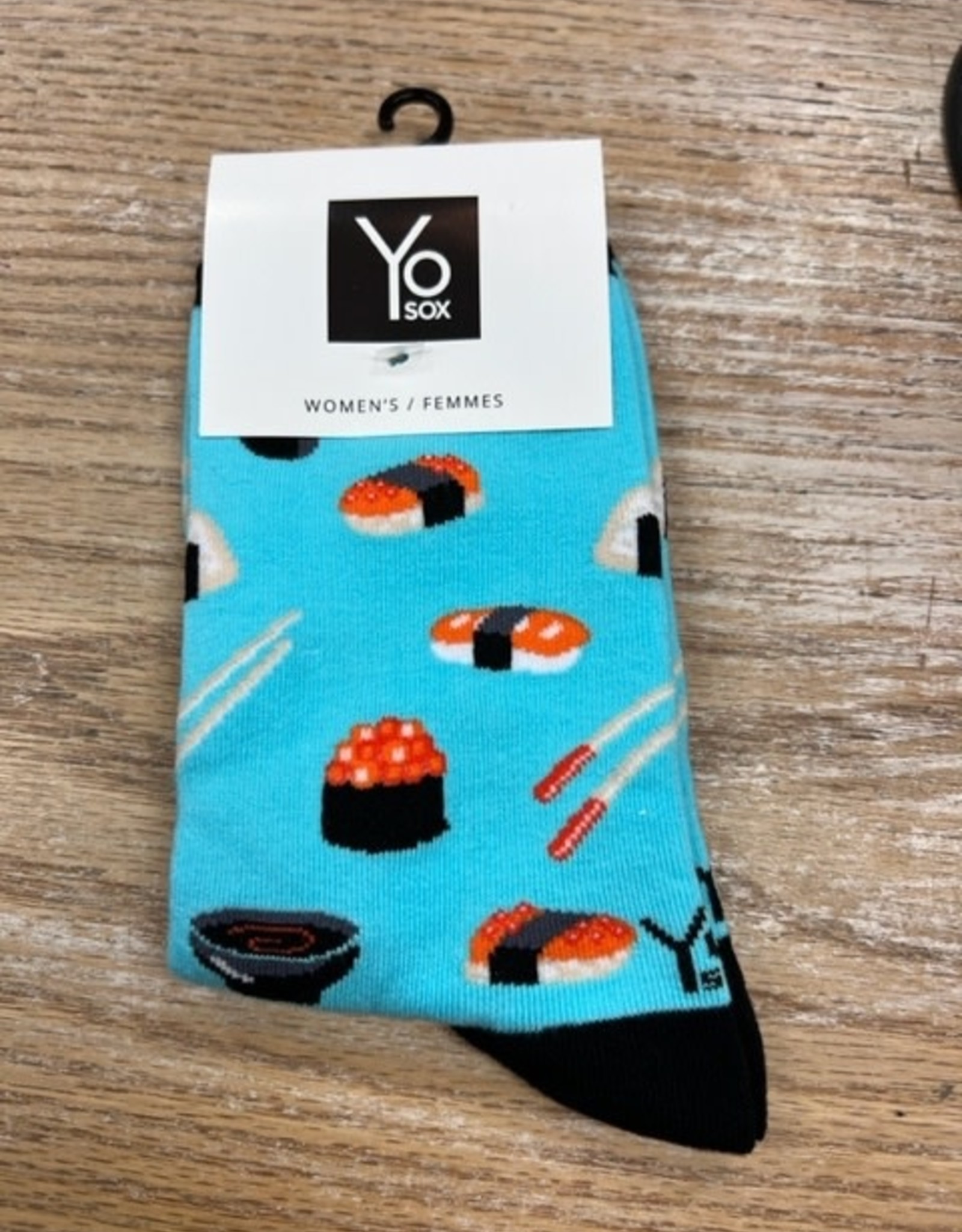 Socks Women's Crew Sock- Sushi Dinner