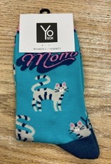 Socks Women's Crew Sock- Cat Mom