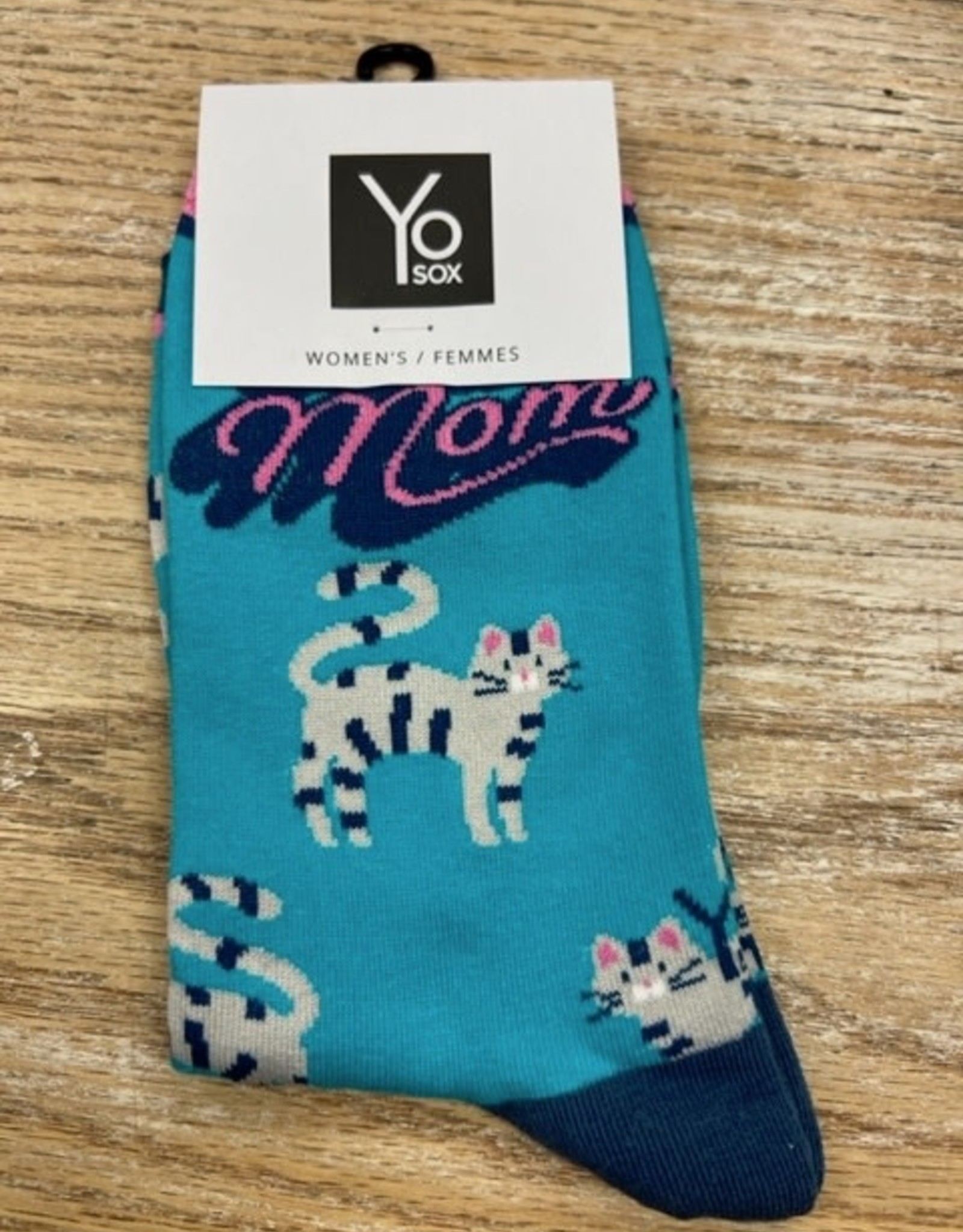 Socks Women's Crew Sock- Cat Mom